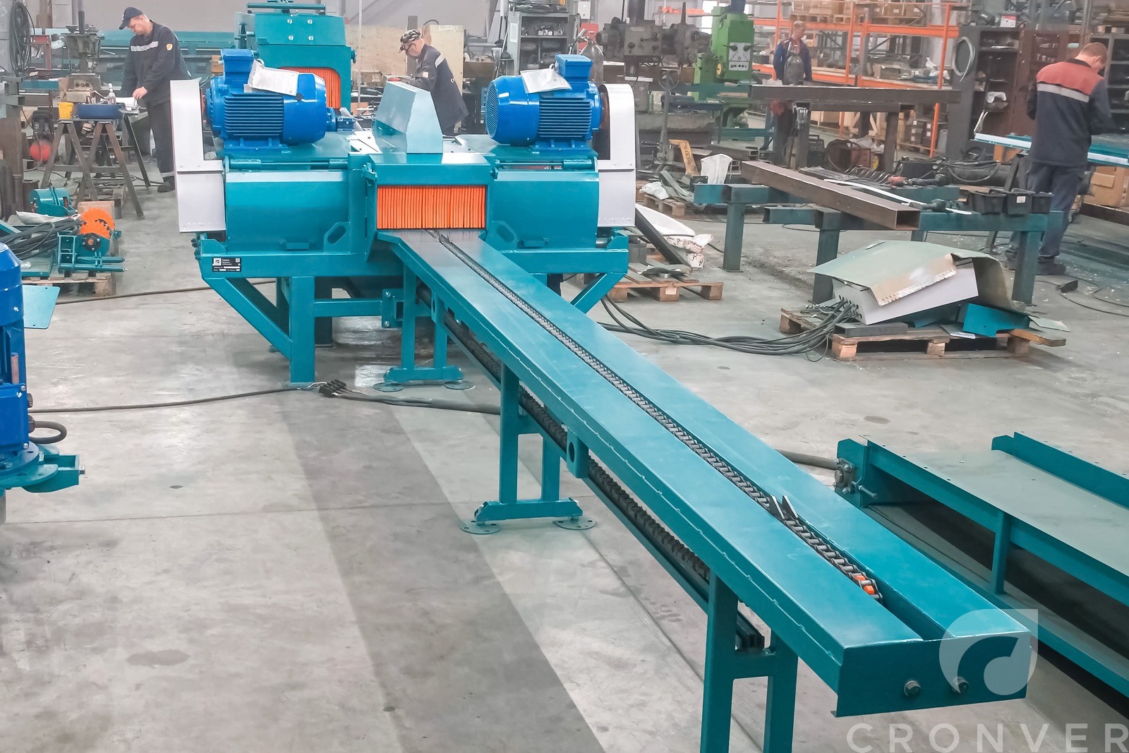 Фрезерно-горбыльный станок Cronver FGS 200